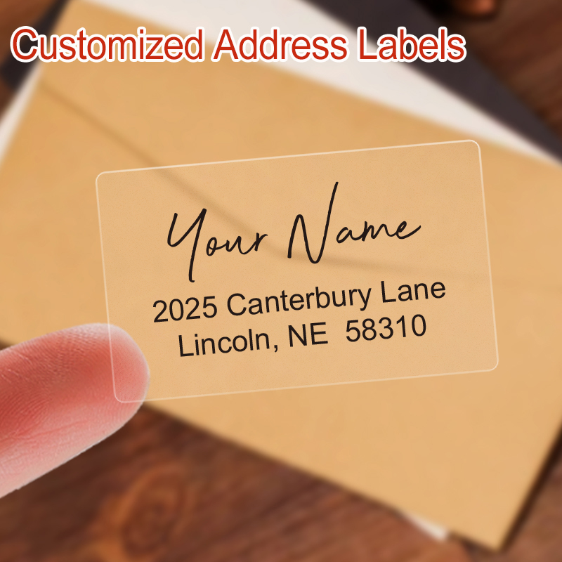 Label Maker - Custom Printed Waterproof Mailing Labels -