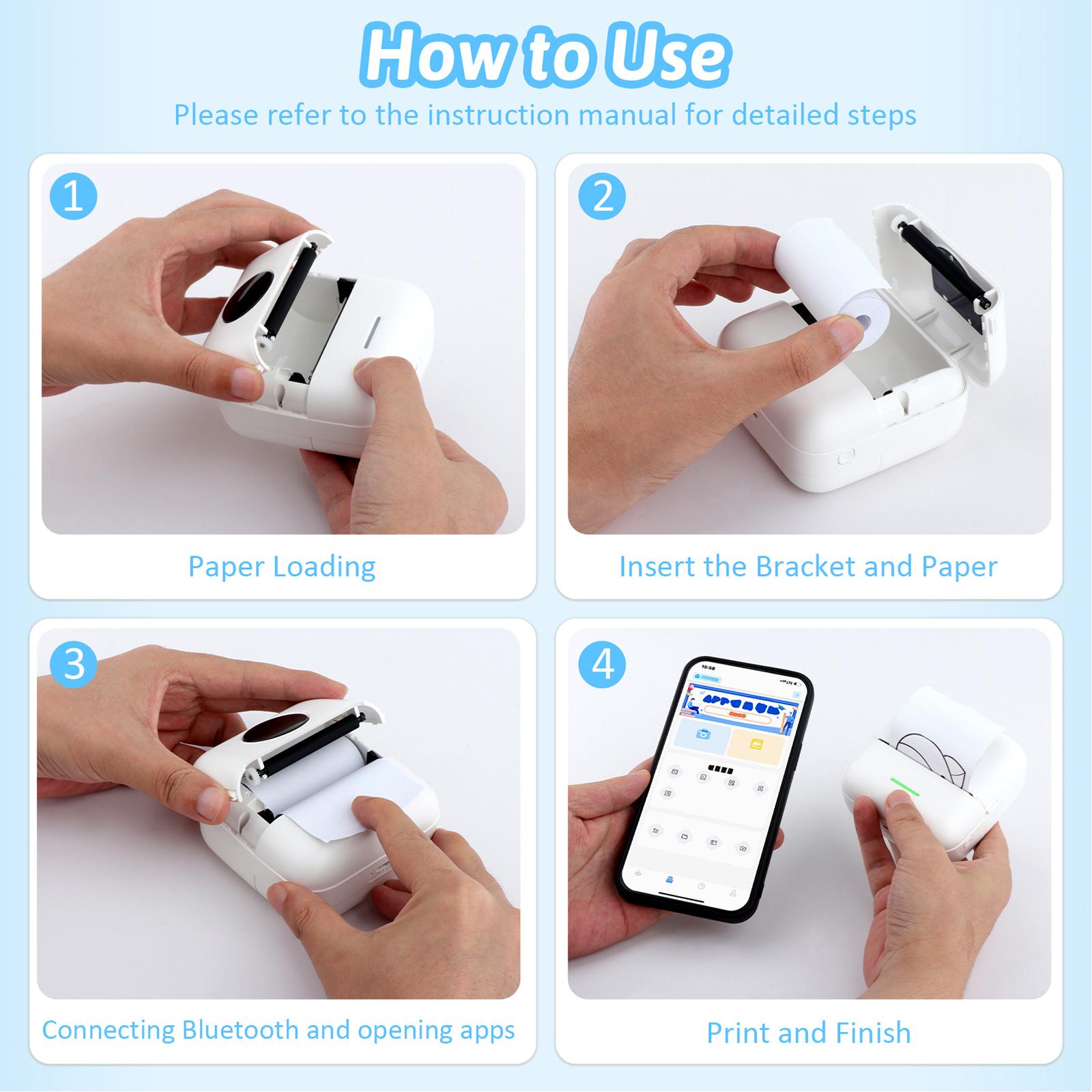 Portable Thermal Printer with  - огляд і ціна Thermal Printer