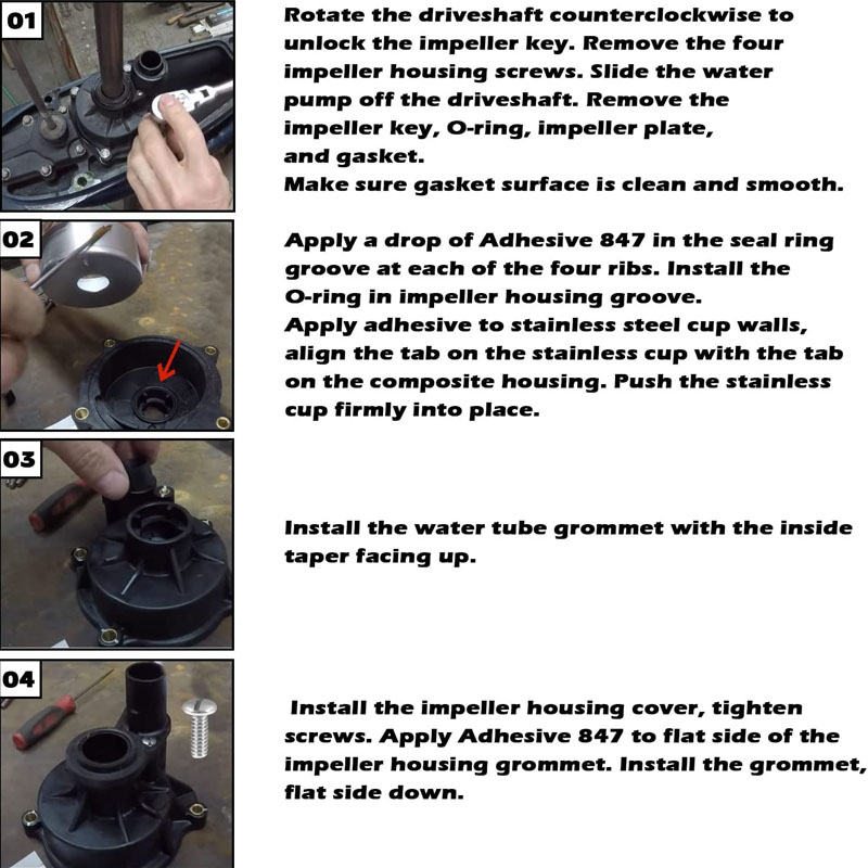 5001595 Outboard Water Pump Ki - огляд і ціна Ink Cartridge