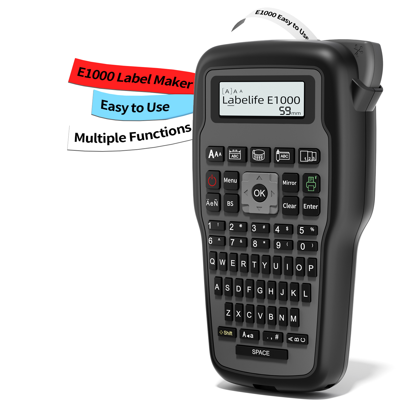 E1000 Pro Industrial Label Mak - огляд і ціна Label Maker