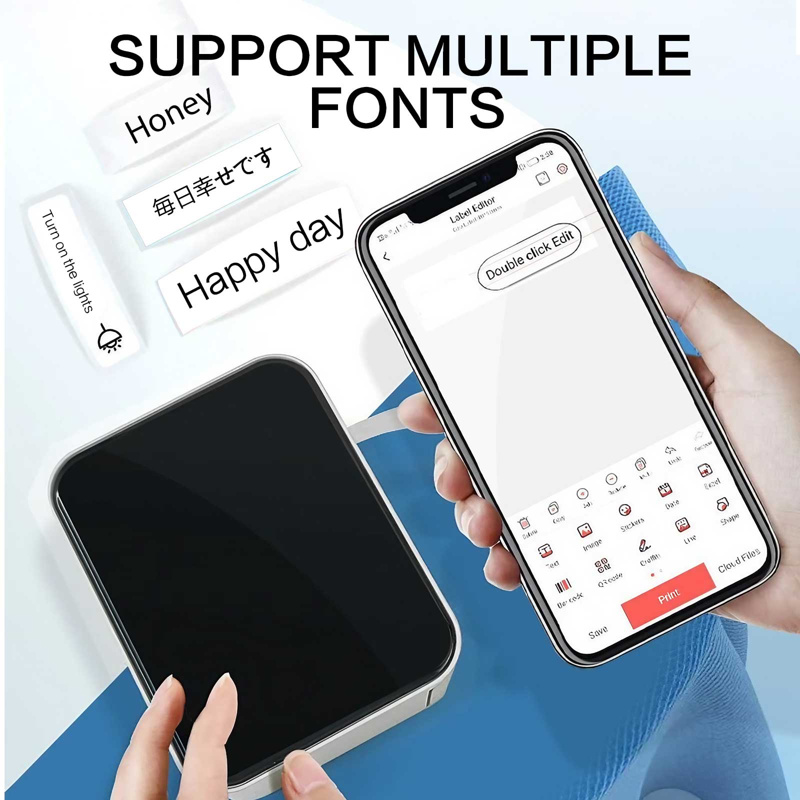 Portable Wireless Thermal Labe - огляд і ціна Barcode Printer