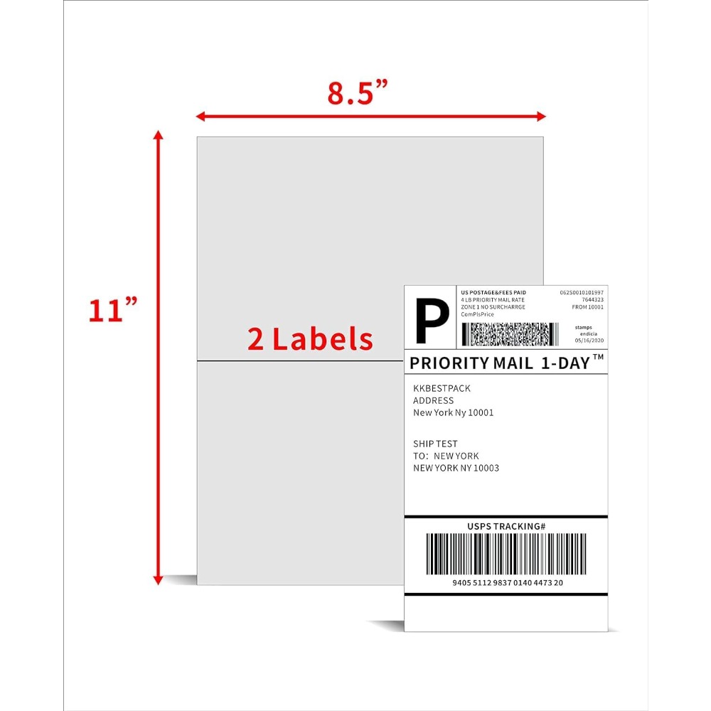 Half Sheet Shipping Labels for - огляд і ціна Label Printer