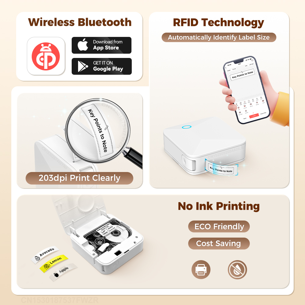 Mini Label Maker R15 Thermal T - огляд і ціна Commercial Fabric Printing Machine