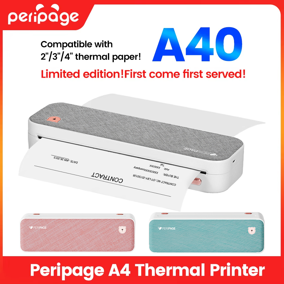 Peripage A4 Portable Printer T - огляд і ціна Commercial Book Printing Machines