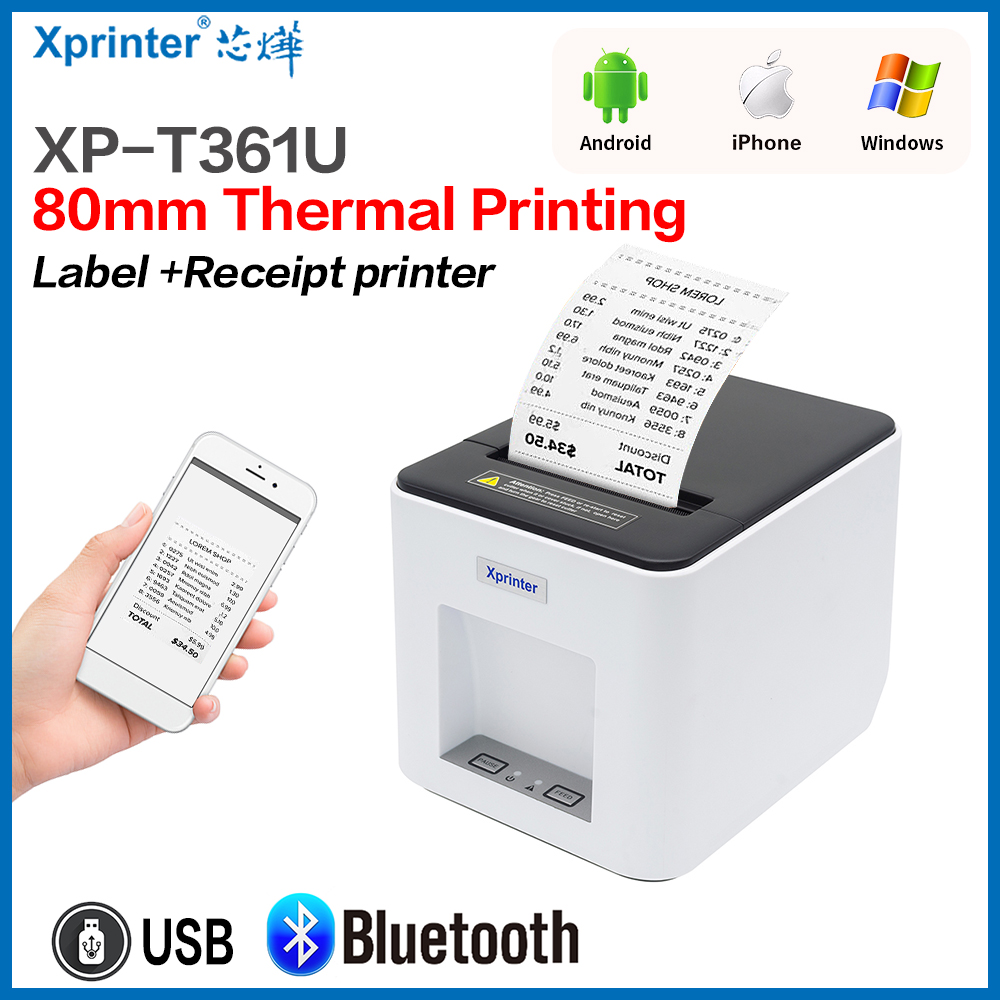 Xprinter 361B Thermal Label Pr - огляд і ціна Commercial Book Printing Machines