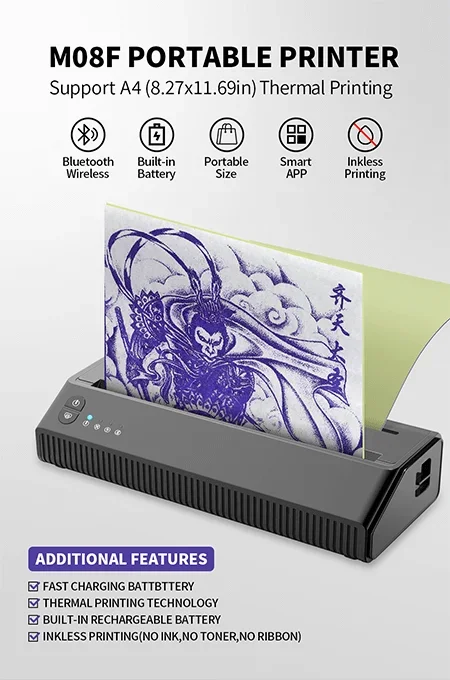 MHT-P8008  thermal tattoo tran - огляд і ціна Thermal Printer
