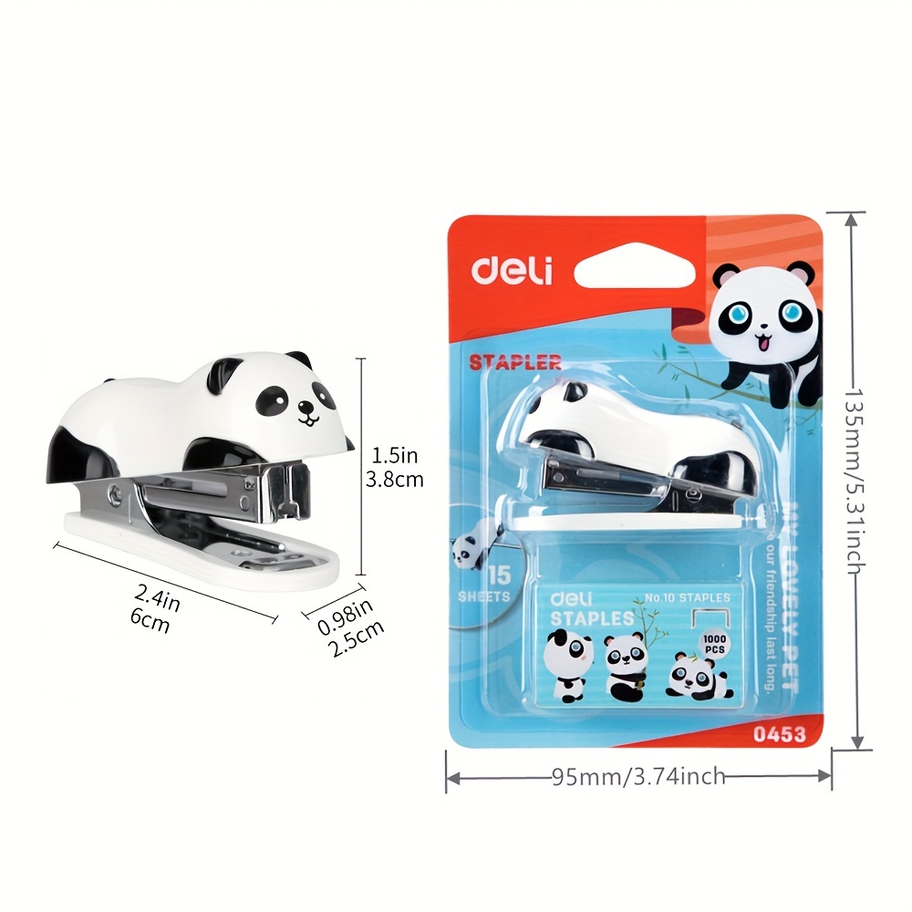 DELI Cartoon Mini Stapler Set  - огляд і ціна Stapler Heavy Duty