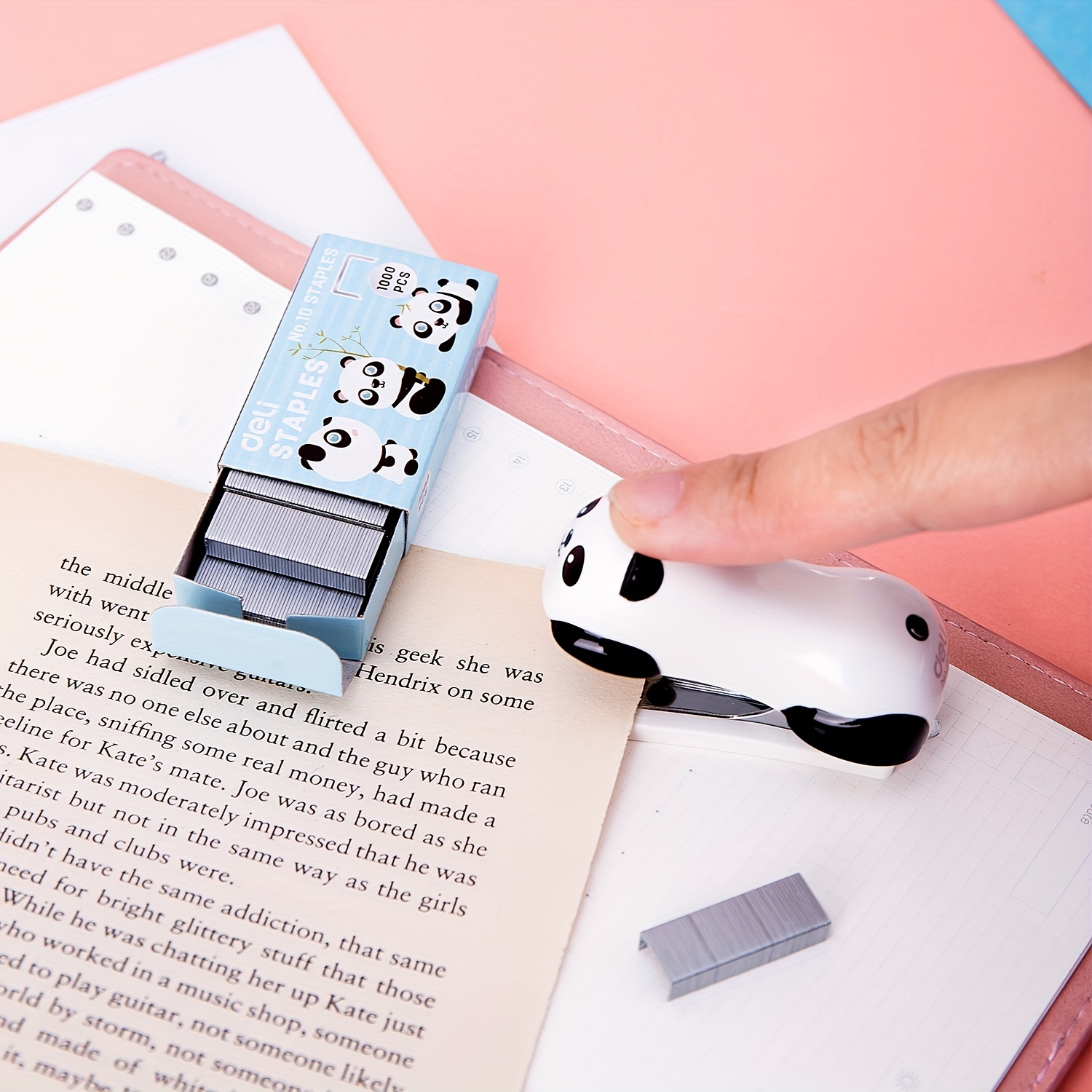 DELI Cartoon Mini Stapler Set  - огляд і ціна Stapler Heavy Duty